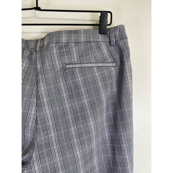 Adrienne Vittadini Pink & Gray Dress Pants - Size 12 - Picture 12 of 13